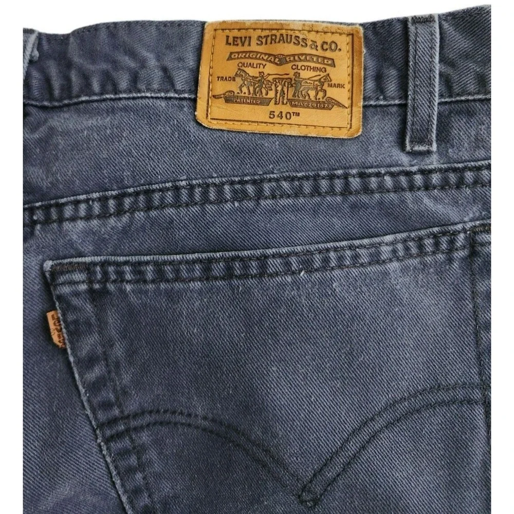 Vintage Levi's 540 Jeans Men's 38x32 (Fits 37x31) Gray‎ Denim Relaxed USA Y2K